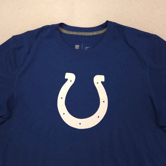 Nike Indianapolis Colts Graphic Short Sleeve Football T Shirt Mens Size M Blue - Picture 1 of 9